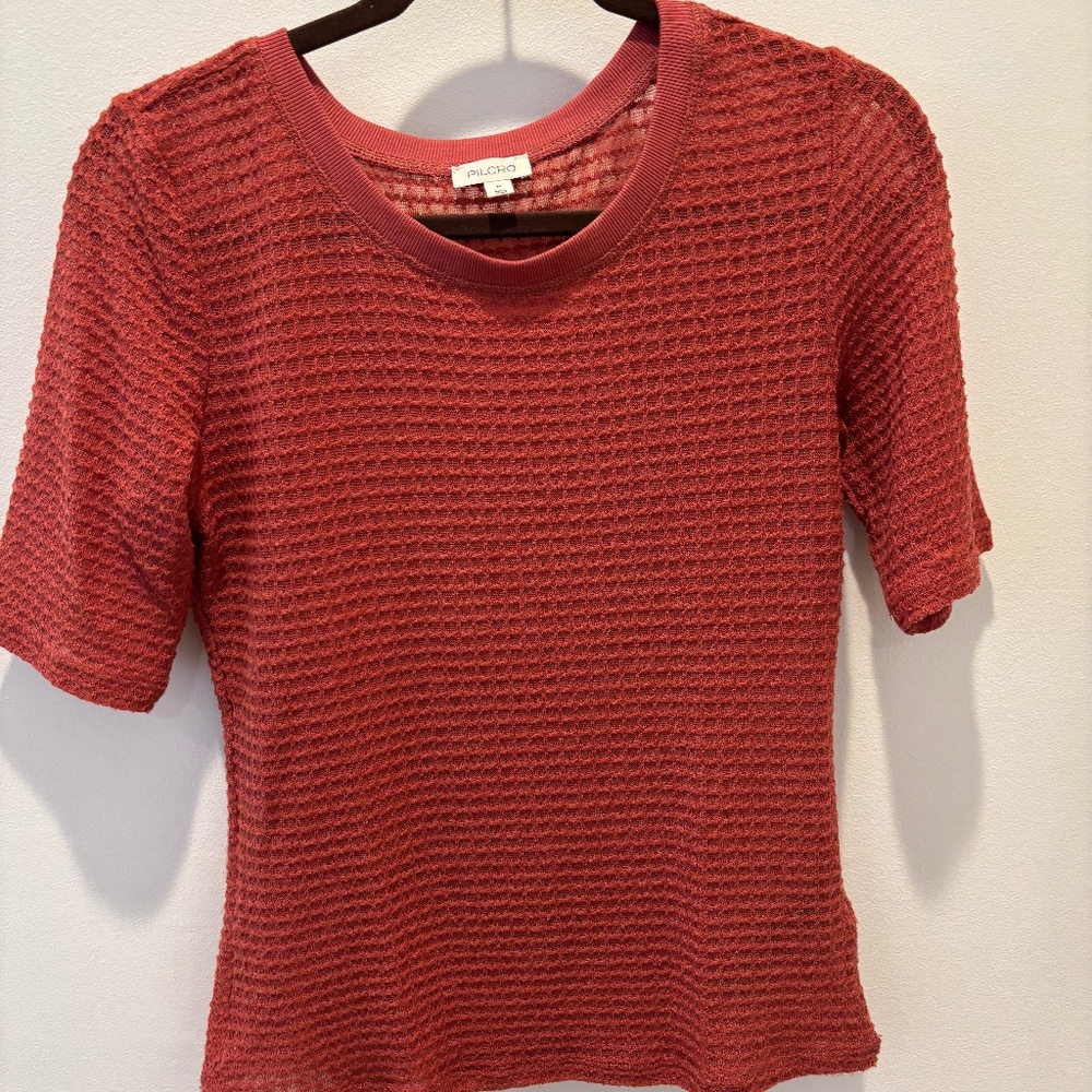 Pilcro textured tee
